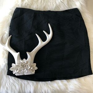 GO International Textured Black Skirt Size 9